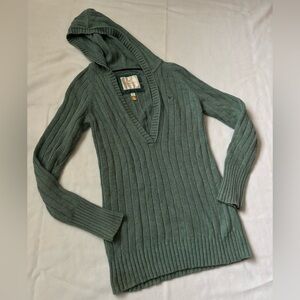 Y2K American Eagle Outfitters V-Neck Green Sweater